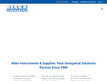 Tablet Screenshot of alleninstruments.com